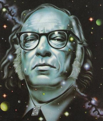 Isaac Asimov by Kelly Freas