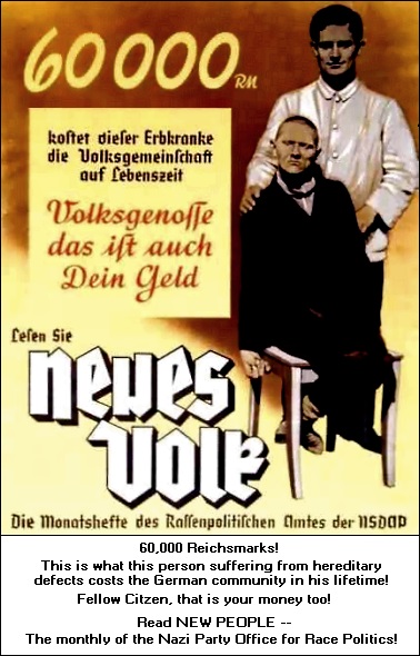 Nazi eugenics propaganda