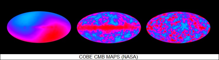 COBE cosmic microwave background map