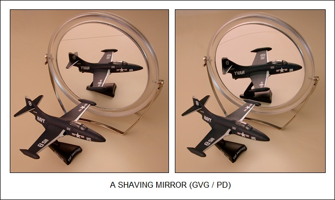 a shaving mirror