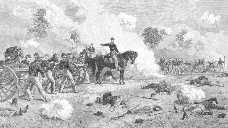 fighting on Cemetery Hill