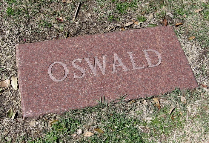 Oswald's tombstone
