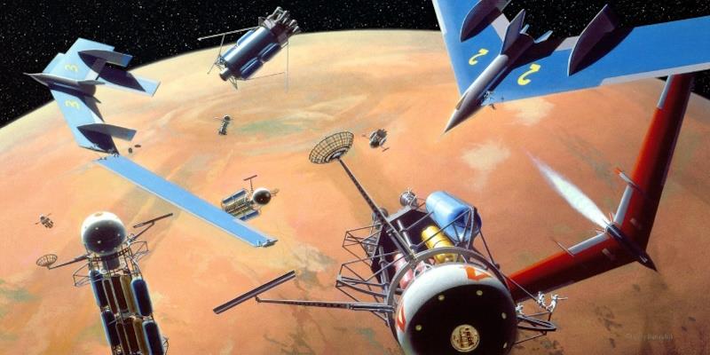 Von Braun's Mars expedition