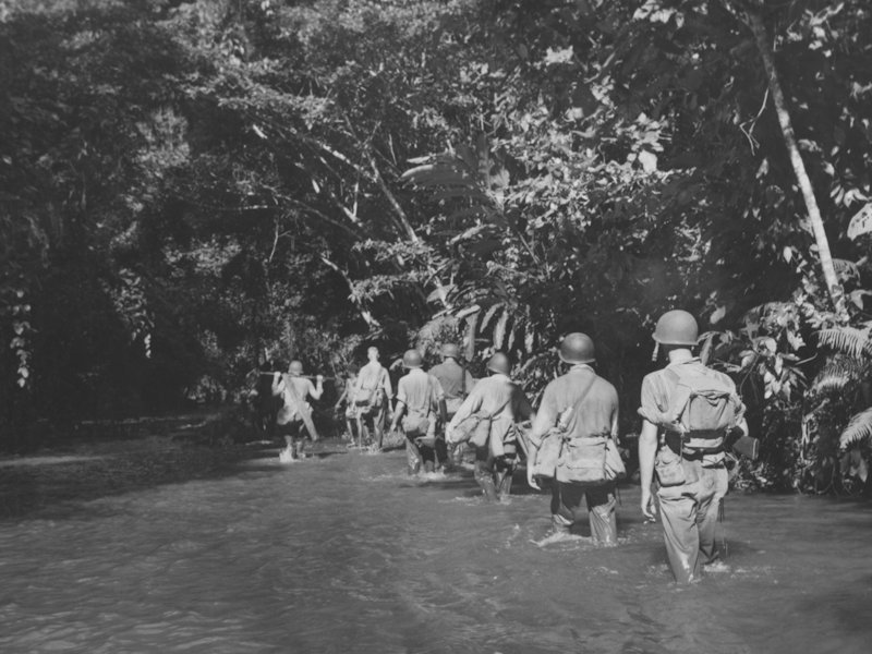 Marines on patrol