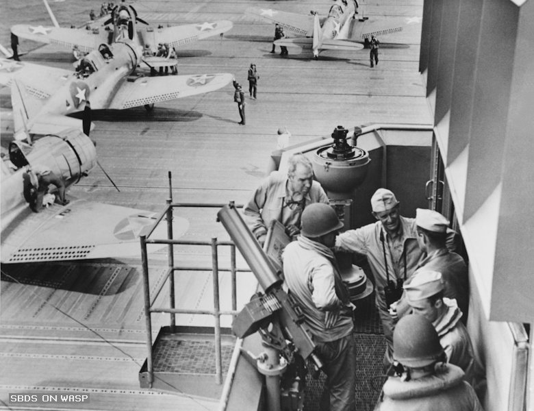 Dauntlesses on USS WASP