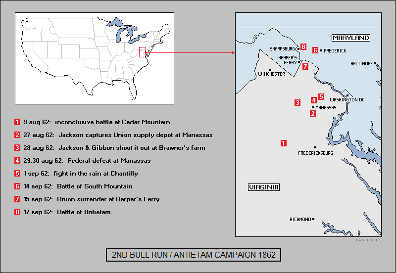 2ND BULL RUN / ANTIETAM CAMPAIGN