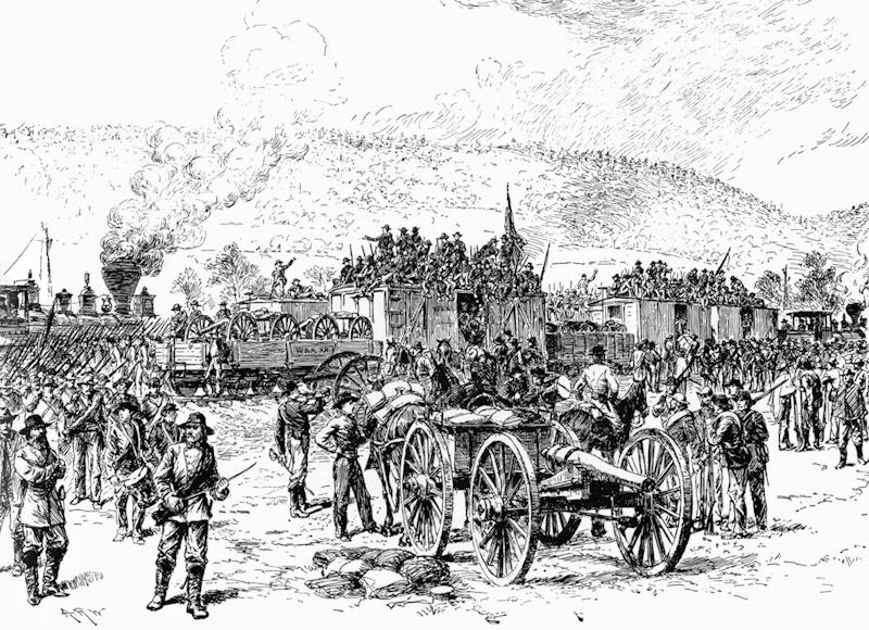 LONGSTREET'S CORPS ARRIVES