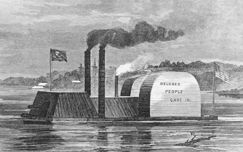 Porter's Quaker gunboat