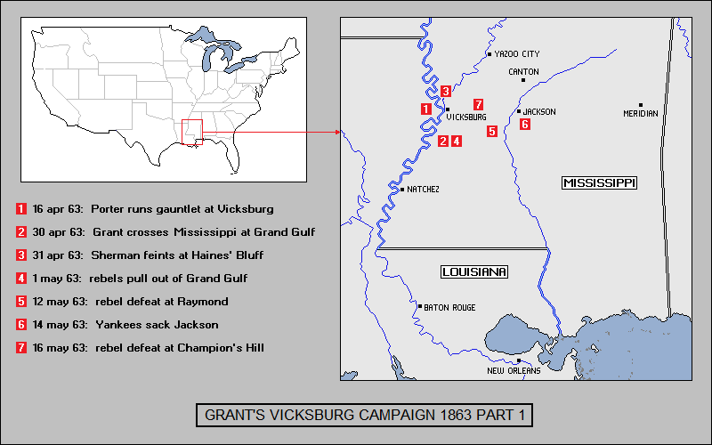 Grant's Vicksburg campaign 1
